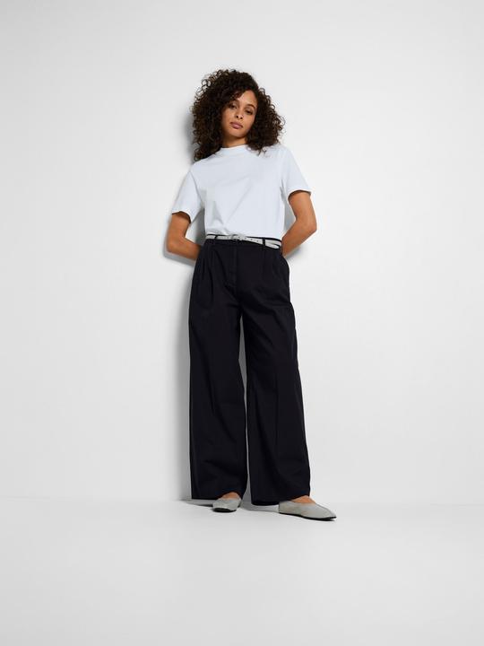 Actual product image Selected Femme Cropped trousers with wide leg (34)