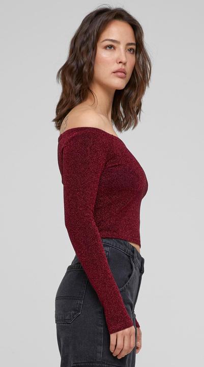 Immagine prodotto Urban Classics Ladies Off Shoulder Glitter Longsleeve (4XL)