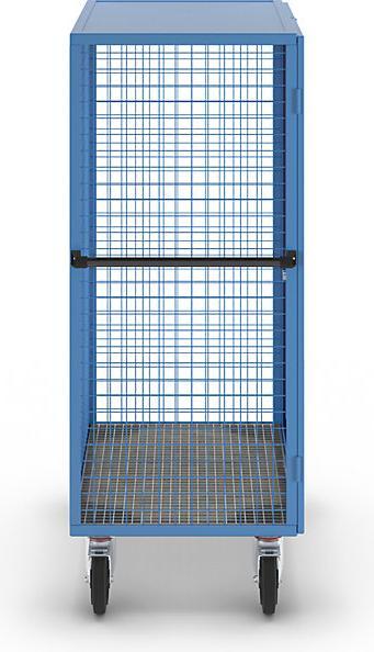 Actual product image eurokraft pro Gas cylinder mesh container, mobile, HxWxD 1800 x 1150 x 740 mm. (115 cm, 180 cm)