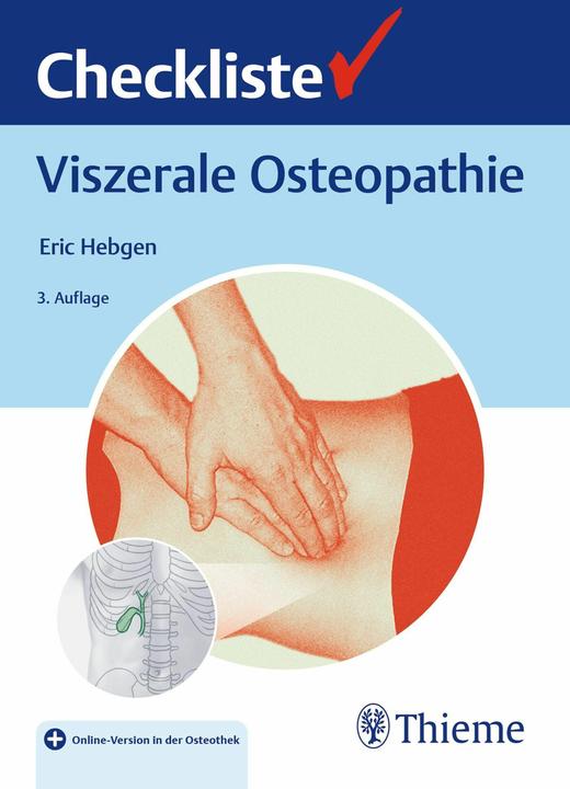 Actual product image Checkliste Viszerale Osteopathie (German, Eric Hebgen, 2024)