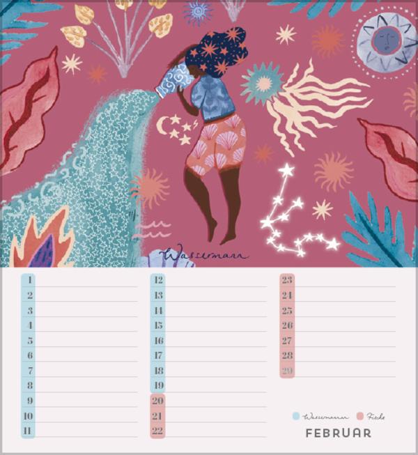 Produktbild Geburtstagskalender Sternzeichen (Deutsch)