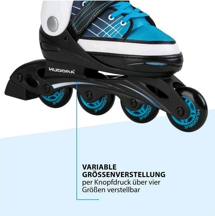 Actual product image Hudora Inline skates Basic, size 30 - 33 - blue (30, 31, 32, 33)
