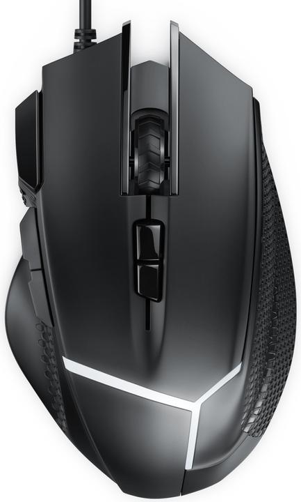 Image du produit CSL Souris de jeu filaire 500 dpi, ergonomique, 3200 dpi, fréquence d'échantillonnage sélectionnable (Filaire)