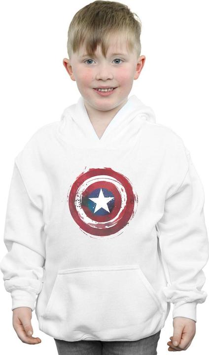 Produktbild Captain America Splatter Shield Kapuzenpullover Jungen (116)
