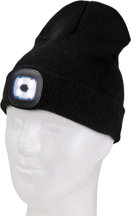 Produktbild Dema Strickmütze mit Stirnlampe Schwarz