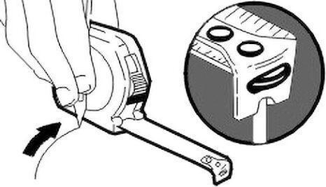 Actual product image HAZET Measuring tape 2154N-5