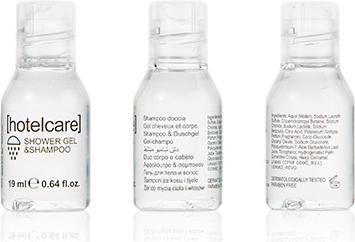 Image du produit GFL Shampooing pour la peau et les cheveux Hotel Care Flacons d'essai Hotel Care (19 ml, Shampoing liquide)