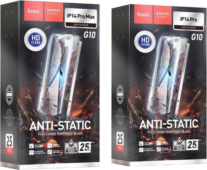 Produktbild Hoco Front Cover Clear Screen Protector (25 Stück, Apple iPhone 14 Pro Max)