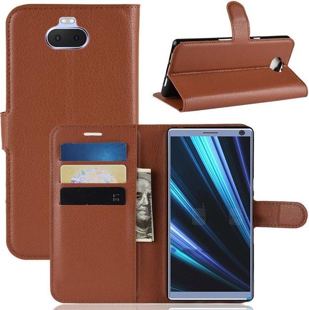 Produktbild MU Classic Litchi Leder Bookcover Series (Sony Xperia 10 Plus)