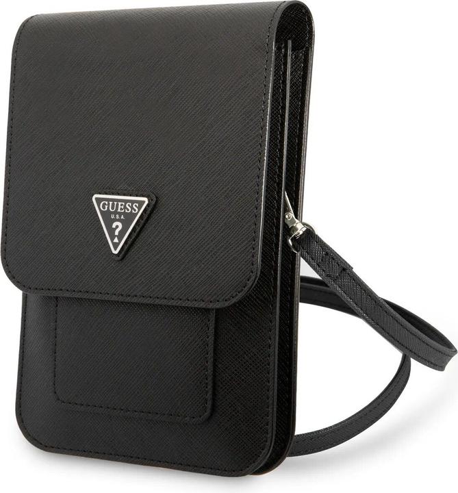 Guess Torebka GUWBSATMBK czarny/black Saffiano Triangle