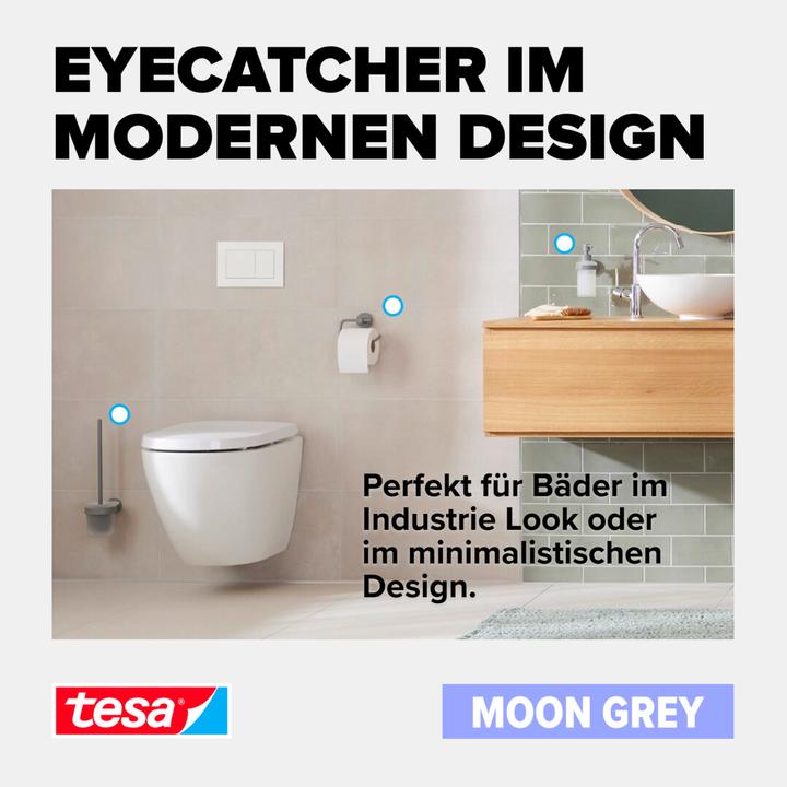 Actual product image tesa Moon Grey (9 x 26.5 x 13 cm)