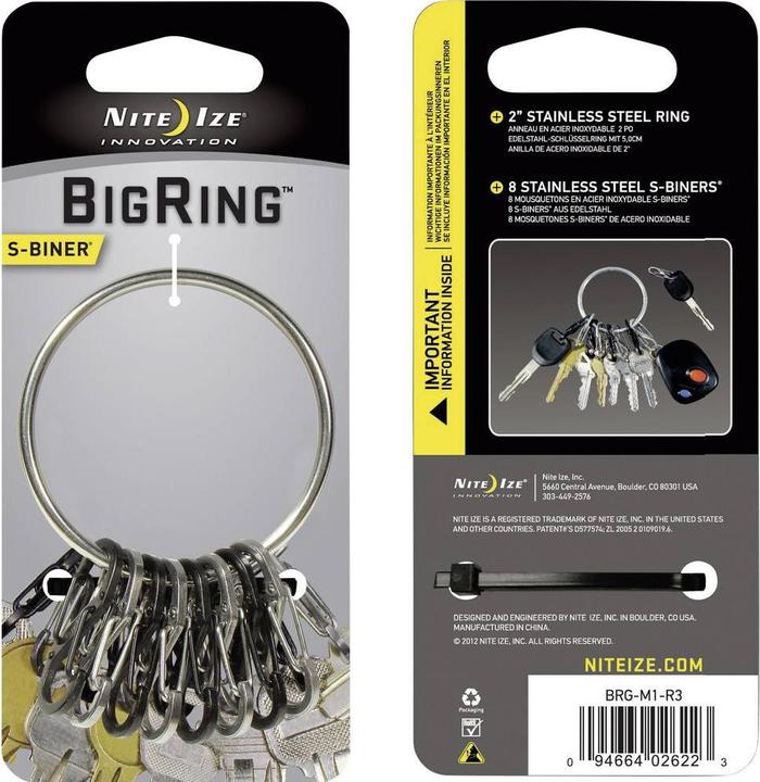 Produktbild Nite Ize Schlüsselring mit Karabiner Bi
