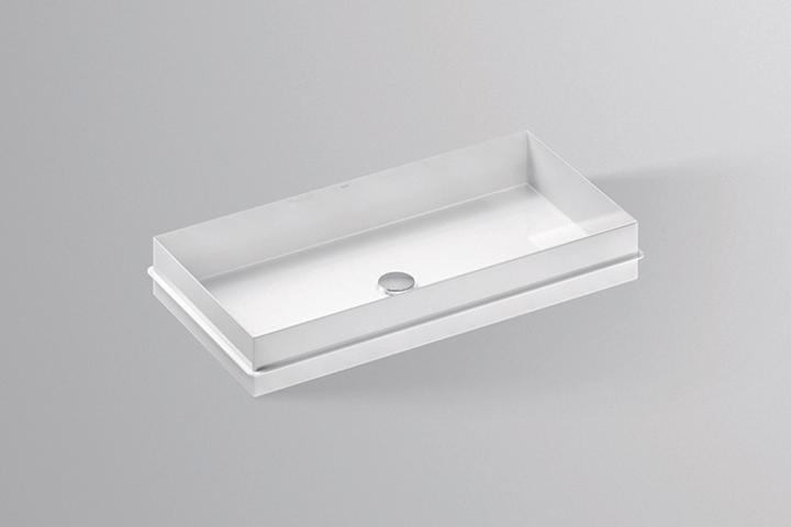 Produktbild Alape Einbaubecken EB.ME750, rechteckig B: 750mm H: 111mm T: 375mm, 2227503000, weiss (375 mm, 750 mm)