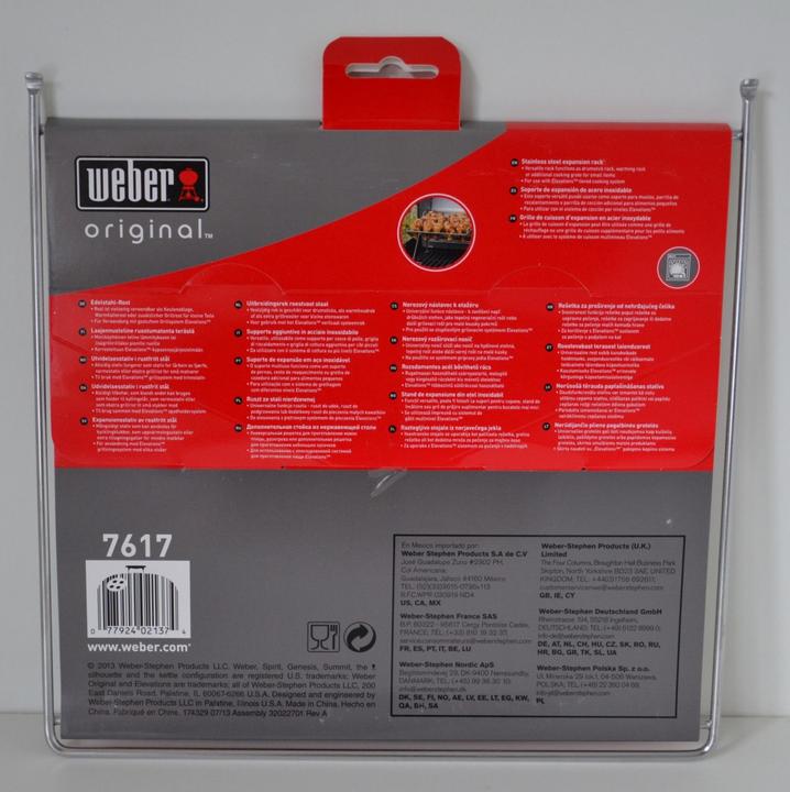 Produktbild Weber Elevations Tiered Cooking System Erweiterungsrost