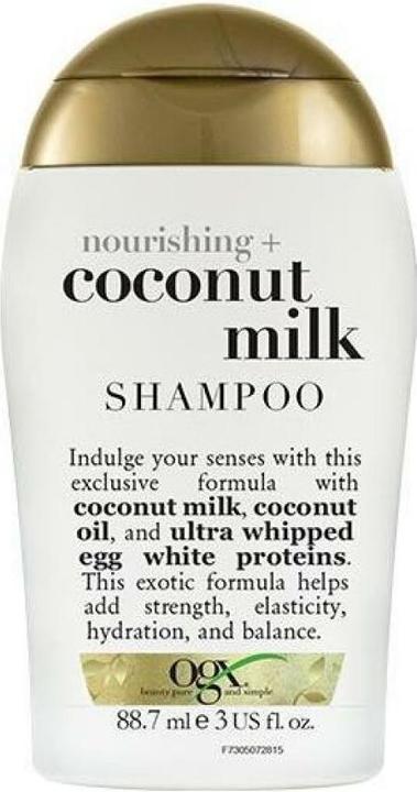 Ogx ORGANIX Kokosnussmilch Shampoo 385ml (385 ml, Flüssiges Shampoo)
