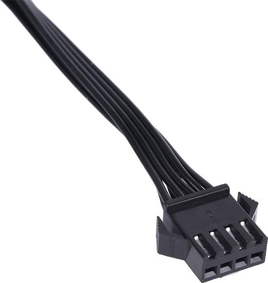 Produktbild Alphacool RGB 4pol LED Adapterkabel f??r Mainboards - Schwarz 50cm