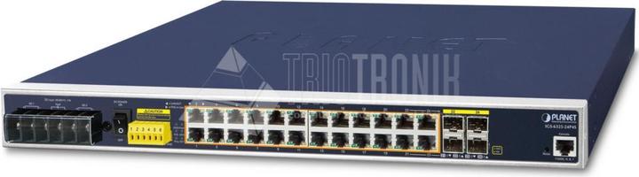 Actual product image Planet IGS-6325-24P4S Network Switch Managed L3 Gigabit Ethernet (10/100/1000) Power over Ethernet (PoE) (24 Ports)