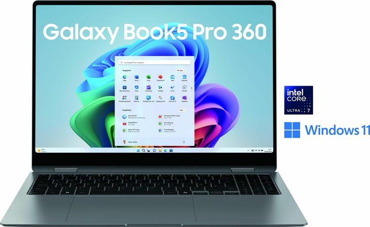 Produktbild Samsung Galaxy Book5 Pro 360 (16", Intel Core Ultra 7 256V, 16 GB, 512 GB, DE)