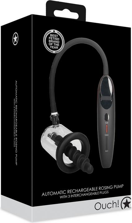 Ouch! Automatic Reachargeable Rosing Pump - Black