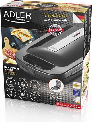 Actual product image Adler AD 3055 Sandwich Toaster