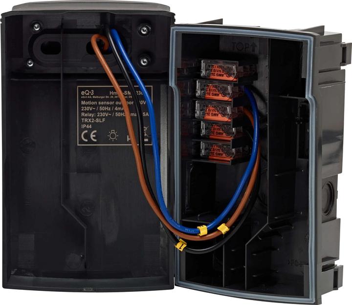 Immagine prodotto EQ-3 Rivelatore di movimento Homematic IP con attuatore di commutazione - esterno antracite (20 m)