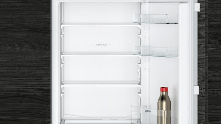 Image du produit Siemens iQ100, réfrigérateur-congélateur encastrable avec congélateur en bas, 177,2 x 54,1 cm, charnières (267 l)