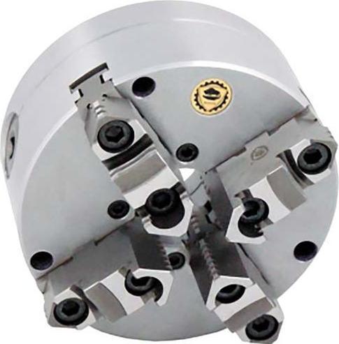 Produktbild Optimum LED Stürmer - Optimum BISON Vierbacken-Drehfutter Guss Camlock, zentrisch spannend Ø 200 mm DIN ISO 702-