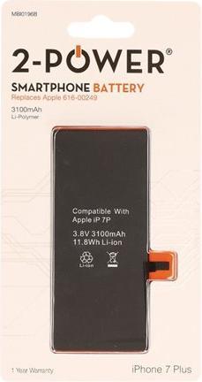 Image du produit 2-Power Batterie de remplacement pour iPhone 4.35V 3100mAh