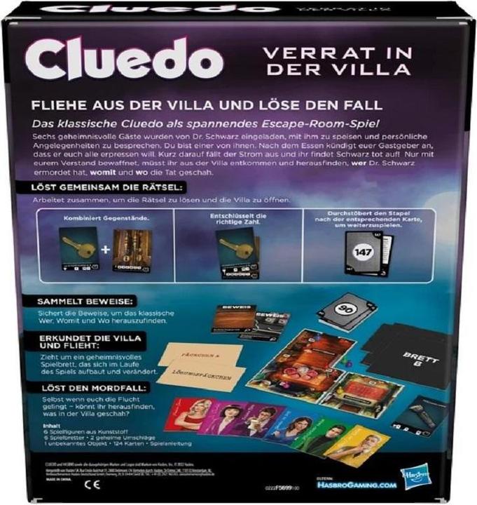 Produktbild Hasbro Gaming Cluedo Escape (Deutsch)