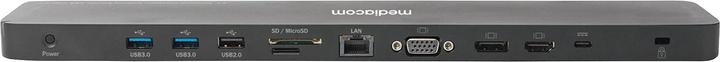 Image du produit Mediacom M-DOCKTPCP réplicateur de ports et station d'accueil pour ordinateurs portables USB filaire 3.2 Gen (USB-C, 8 Ports)