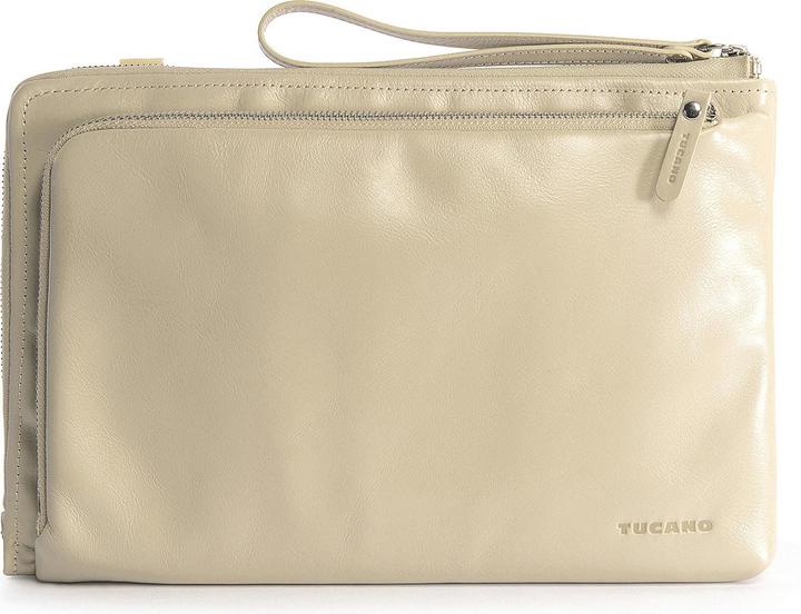 Actual product image Tucano Elle, ladies leather notebook bag for 11 inch devices, IVORY