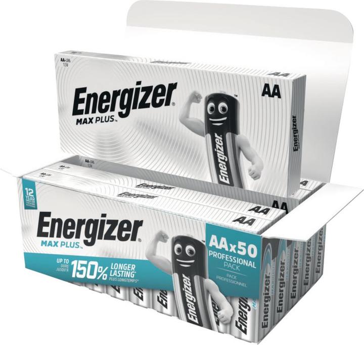 Image du produit Energizer Max Plus (50 pcs, AA, 2800 mAh)