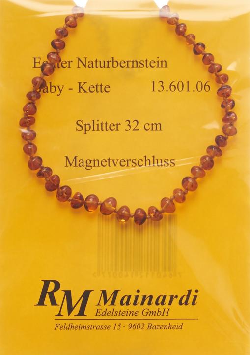 Produktbild Mainardi Natur Bernstein 32cm Splitt Magnetverschl (1 x)