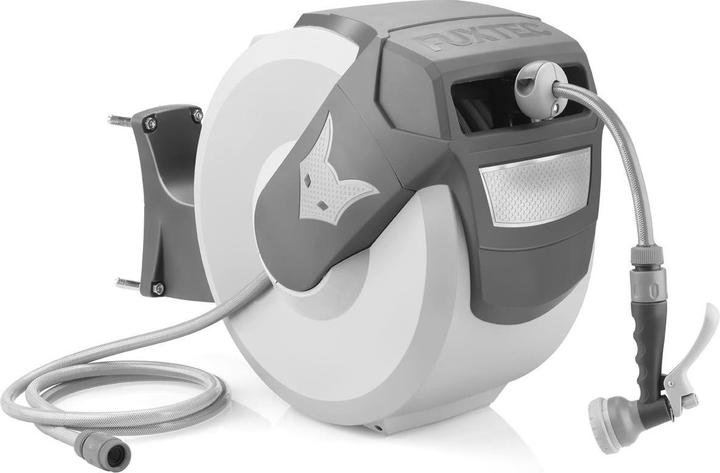 Fuxtec Wasserschlauchaufroller 30m rund FX-WSA30G Grau (30 m)