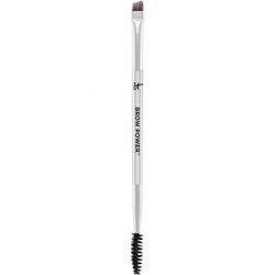 Actual product image It Cosmetics Heavenly Luxe Brow Power Universal Brow-Transformer Brush 21 - Angled Brush Spoolie Brush - For (Eyebrows)