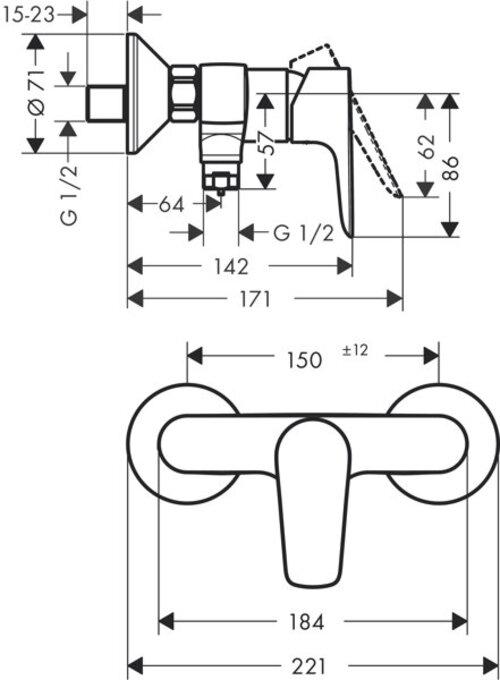 Produktbild hansgrohe Talis E Chrom