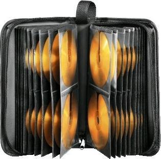 Actual product image Hama CD-/DVD-Wallet made of Nylon 80, black