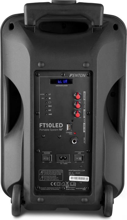Image du produit Fenton FT10LED Haut-parleur actif sur chariot (Actif, 1x 450 W)