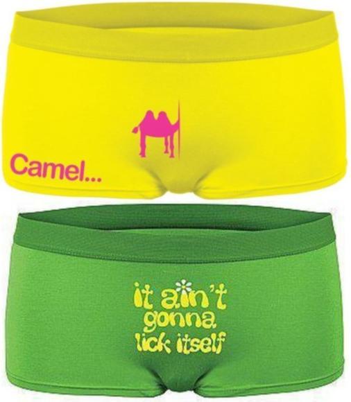 Actual product image Shots Media Funny Boxers Girls green