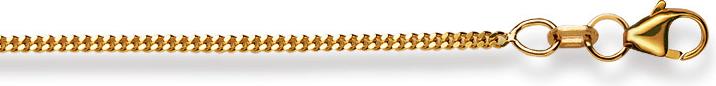 Natsumi Schmuck Halskette Gelbgold 18K/750 Panzer 1.5mm