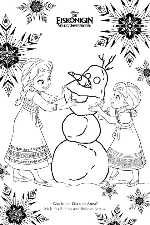 Actual product image Panini Disney The Ice Queen: Magical colouring fun: Discover hidden motifs!