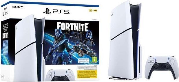 Sony PlayStation 5 Slim Disc Edition 1 To + Fortnite - Blanc