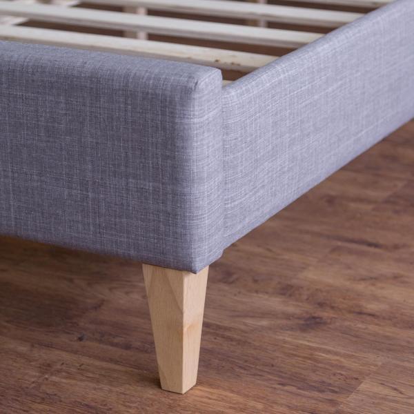 Produktbild Homestyle4u Polsterbett mit Matratze und Lattenrost (120 x 200 cm)