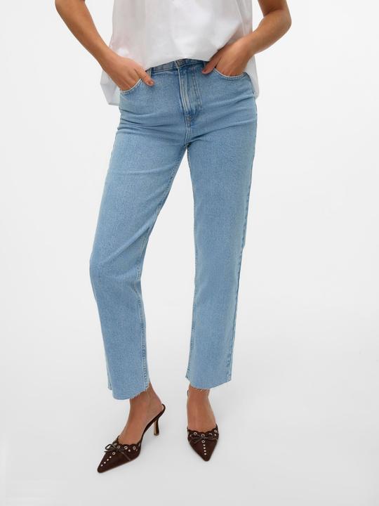 Actual product image Vero Moda VMCALIA Hohe Taille Gerade geschnitten Jeans Straight-Fit (W28/L32)