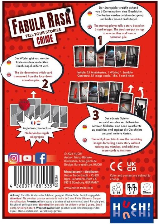 Produktbild 881335 - Fabula Rasa: Seemannsgarn - Kartenspiel, für 2-5 Spieler, ab 8 Jahren (Englisch)