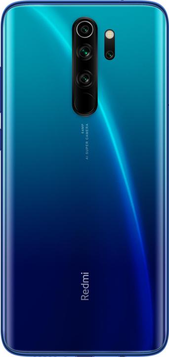 Produktbild Xiaomi Redmi Note 8 Pro (64 GB, Ocean Blue, 6.53", Hybrid Dual SIM, 64 Mpx, 4G)