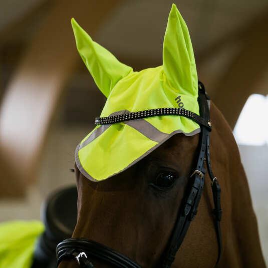 Produktbild Horze Reflektierende Fliegenhaube für Pferde