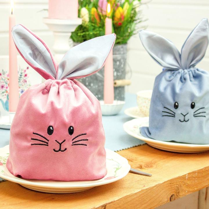 Actual product image Papierdrachen Easter fabric bags (Gift box, 3 x)