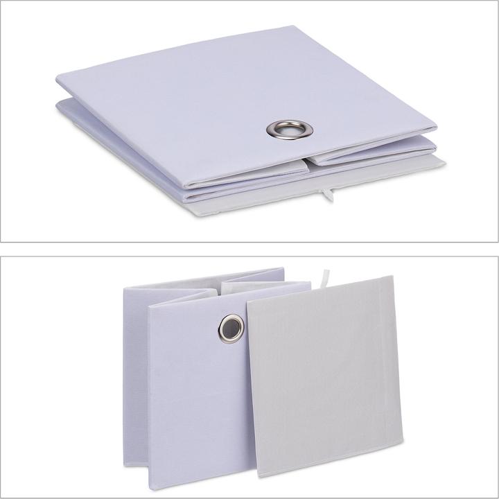 Produktbild Relaxdays 2x Aufbewahrungsbox (30.5 x 30 x 30.5 cm, 27 l)