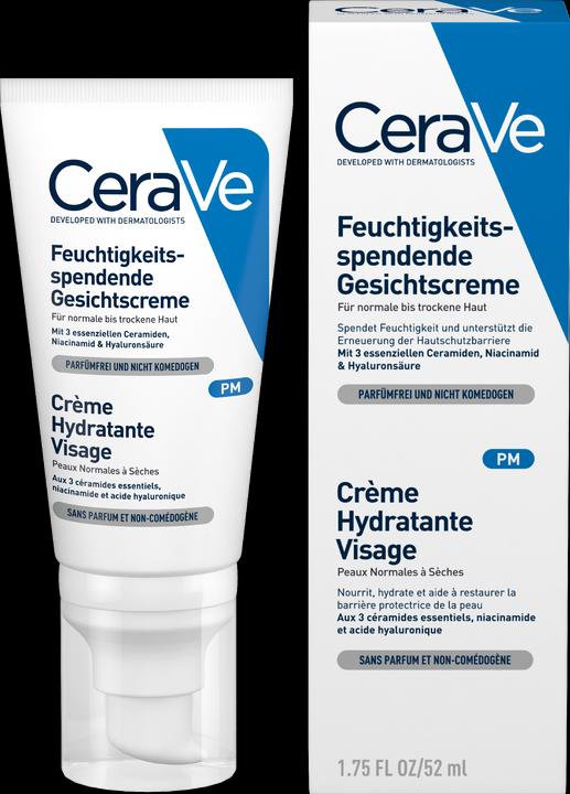 Immagine prodotto CeraVe Crema idratante per il viso (52 ml, Crema 24h)